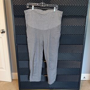 Gray Maternity Ponte Knit Pants - Brand